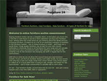 Tablet Screenshot of furniture24.co.uk